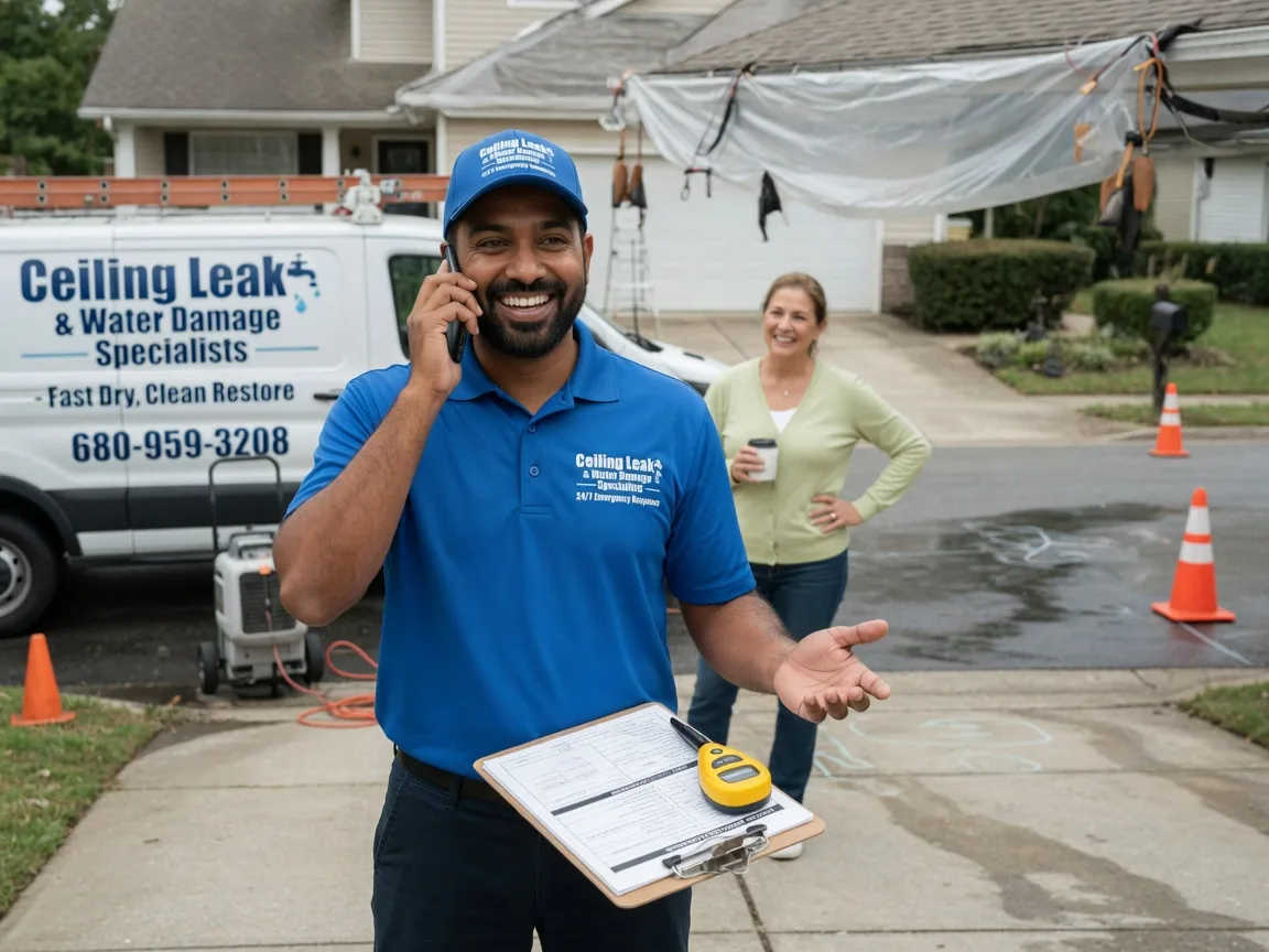 Ceiling Leak Cleanup Carlyle, IL FAQs
